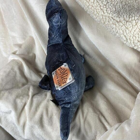 NWT Russ Zonies Plato Earth Zone Brontosaurus Blue Dinosaur Plush Stuffed Toy - Picture 5 of 14